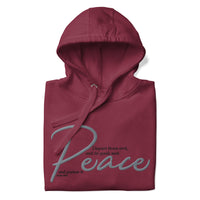 Maroon Peace Hoodie