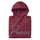Maroon Peace Hoodie