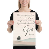 Philippians 4:6 Poster