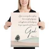 Philippians 4:6 Poster