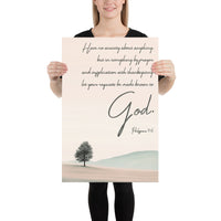 Philippians 4:6 Poster