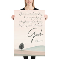 Philippians 4:6 Poster
