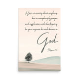 Philippians 4:6 Poster