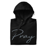 Black Pray Hoodie Close Up