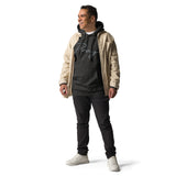 Man Wearing A Grey Pray Hoodie