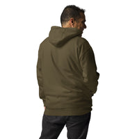 Back View Of A Man Wearing A Pray Hoodie