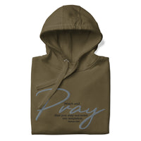 Pray Hoodie Close Up