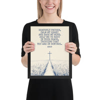 Prayer For Peace Framed Poster