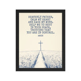 Prayer For Peace Framed Poster