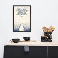 Prayer For Peace Framed Poster