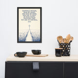 Prayer For Peace Framed Poster