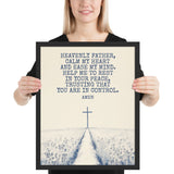 Prayer For Peace Framed Poster