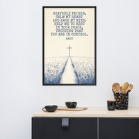 Prayer For Peace Framed Poster