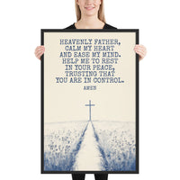 Prayer For Peace Framed Poster