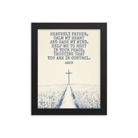 Prayer For Peace Framed Poster
