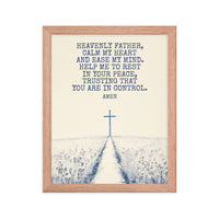 Prayer For Peace Framed Poster