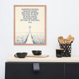 Prayer For Peace Framed Poster