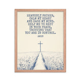 Prayer For Peace Framed Poster