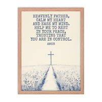 Prayer For Peace Framed Poster