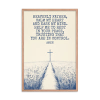 Prayer For Peace Framed Poster