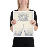 Prayer For Peace Framed Poster