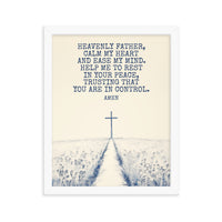 Prayer For Peace Framed Poster