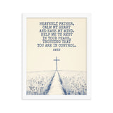 Prayer For Peace Framed Poster