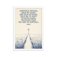 Prayer For Peace Framed Poster