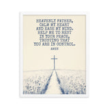 Prayer For Peace Framed Poster