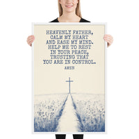 Prayer For Peace Framed Poster