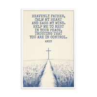Prayer For Peace Framed Poster