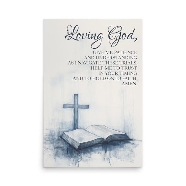 Prayer For Patience Poster