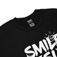 Close Up Of A Black Smile Jesus Loves You Sweatshirt