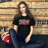Woman Wearing A Black St. Augustine Tee