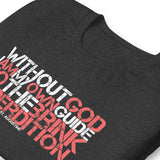 Close Up Of A Dark Grey Heather St. Augustine Tee