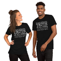 Couple Wearing A Black St. Pope John Paul II T-shirt 