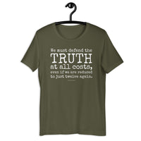 Military Green St. Pope John Paul II T-shirt On Hanger
