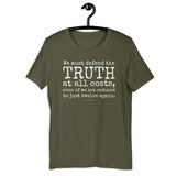 Military Green St. Pope John Paul II T-shirt On Hanger