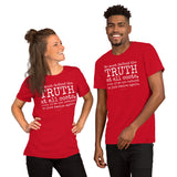 Couple Wearing A Red St. Pope John Paul II T-shirt 