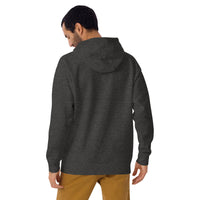 Back View Of A Man Wearing A Grey Truth Hoodie