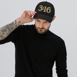Man Wearing a John 3:16 Hat