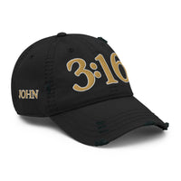 Black John 3:16 Hat