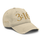 Khaki John 3:16 Hat Side View