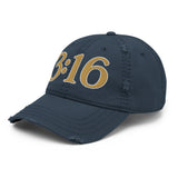 Navy John 3:16 Dad Hat
