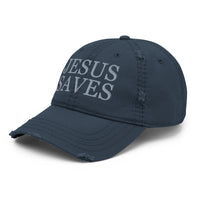 Jesus Saves Cap In Blue