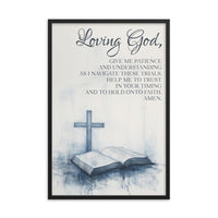 Prayer For Patience Framed Poster