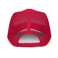 Red Jesus Saves Hat Back View