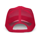 Red Jesus Saves Hat Back View