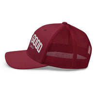 God Is Good All The Time Trucker Hat Left Side