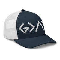 God Is Greater Than The Highs And Lows Mesh Cap